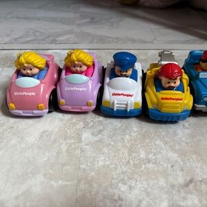 Little People cars wheelies